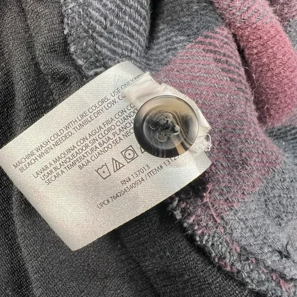 Orvis Big Bear Heavyweight Flannel Long Sleeve Shirt Plaid Mens Size Medium - Picture 8 of 9